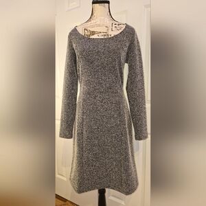 Warm long sleeve midi dress